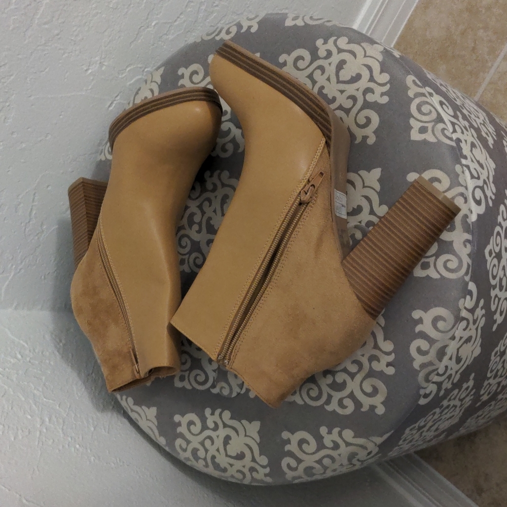 Tan Booties - Picture 3 of 4